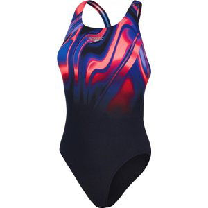 Speedo placement digital powerback black/phoenix red/blue