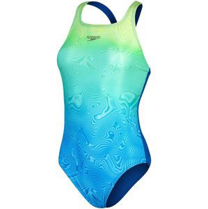 Speedo placement digital medalist true cobalt/blue/green glow/lemon m