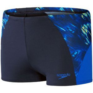 Speedo eco endurance+ splice aquashort true navy/cobalt/blue/lemon s -