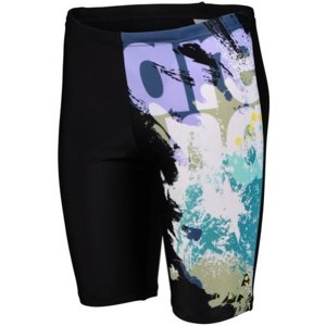 Arena boys waves breaking swim jammer black/multi 116cm