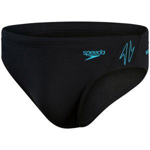 Pánské plavky speedo hyper boom splice brief black/bolt l - uk36