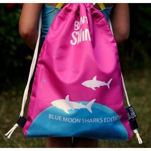 Borntoswim blue moon edition swimbag růžová