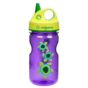 Láhev Nalgene Grip´n Gulp 350ml 2182-2112 purple sea turtles