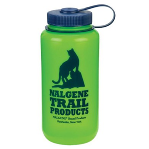 Láhev Nalgene Wide Mouth 1l 2179-1032 green cat logo