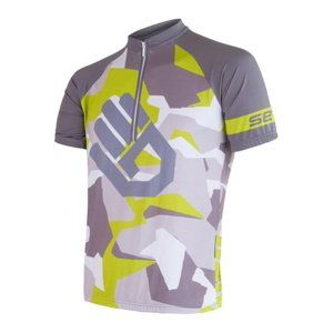 Pánský cyklo dres Sensor CYKLO CAMO zelený 17100066