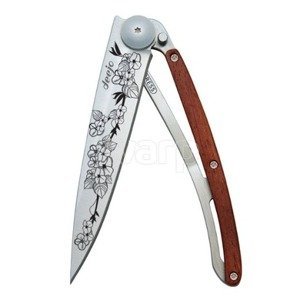 Nůž Deejo TATTOO 37G, Wing, Rosewood Cherry blossom 1CB017