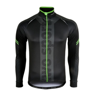Pánský zateplený cyklistický dres Silvini GRANDE MD1121 black-green