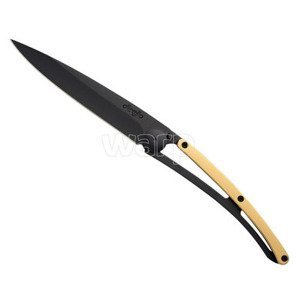 Kapesní nůž Deejo 1GM001 Prestige, black, 11cm, gold