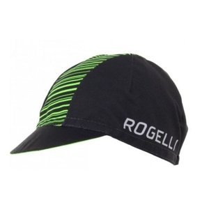 Sportovní kšiltovka Rogelli RITMO, černo-zelená 009.950