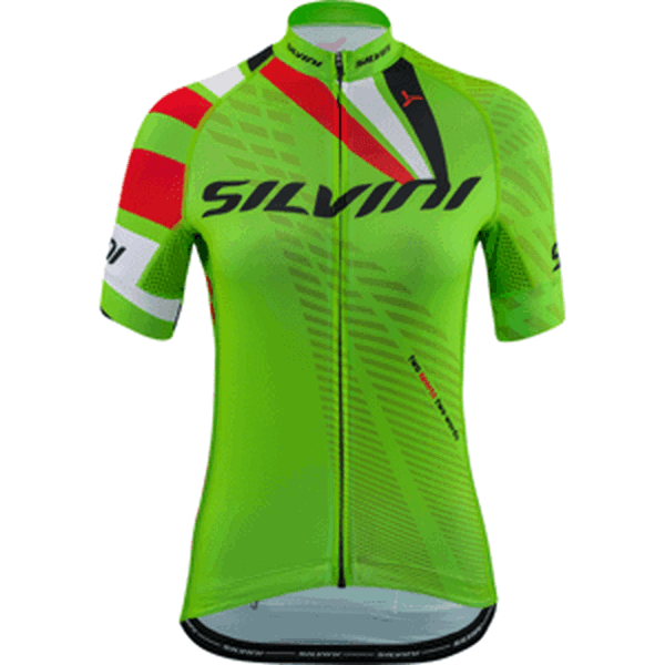 Dámský cyklistický dres Silvini TEAM WD1402 green
