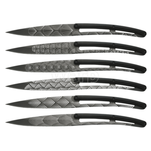 Sada 6 steakových nožů Deejo 2FP013 Geometry