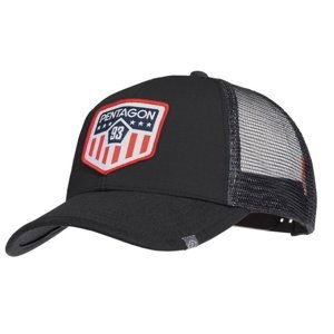 Kšiltovka Era Trucker US Flag PENTAGON® Černá