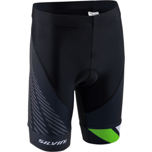 Dětské cyklistické kalhoty Silvini Team CP1436 black/green