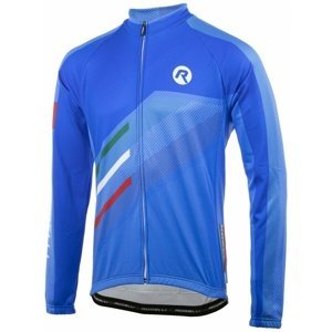 Volnější cyklistický dres Rogelli TEAM 2.0 s dlouhým rukávem,  modrý 001.972