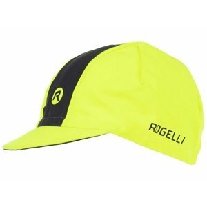 Cyklistická kšiltovka pod helmu Rogelli RETRO reflexně žluto-černá 009.967