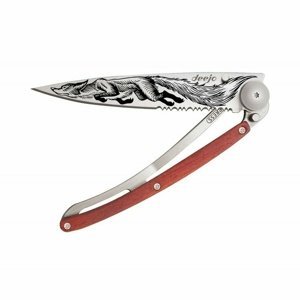 Kapesní nůž Deejo 1CB511 Tattoo 37g, Coralwood, Fox