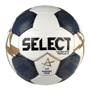 Míč na házenou Select HB Ultimate Replica CL bílo-modrá