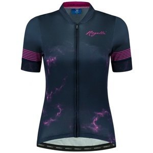 Dámský cyklistický dres Rogelli Marble modro/růžový