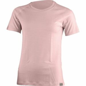 Dámské merino triko Lasting ALEA-3030 růžové XXL