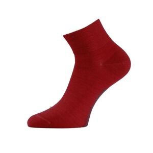 Ponožky merino Lasting FWE-316 červené S (34-37)