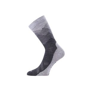 Ponožky merino Lasting FWR-816 šedé S (34-37)