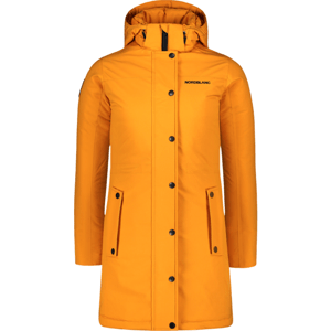 Dámský zimní kabát NORDBLANC BLACKFORST žlutý NBWJL7942_ZLO 34