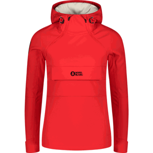 Dámský zateplený softshellový anorak Nordblanc FEMININE červený NBWSL7957_MOC 42