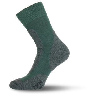 Ponožky Lasting TKN zelená/šedá S (34-37)