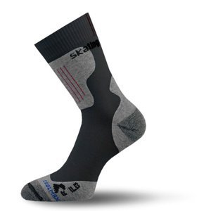 Ponožky Lasting ILB šedá/černá L (42-45)