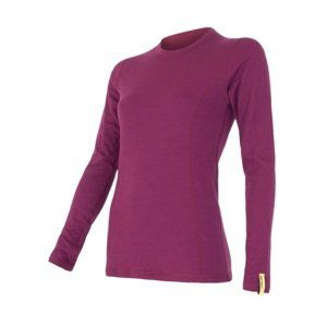 Dámské triko Sensor Double Face Merino Wool lilla 15100030 XL