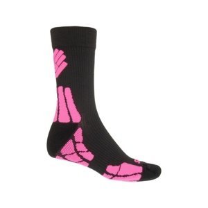 Ponožky Sensor Hiking New Merino Wool černá/růžová 15200052 9/11 UK