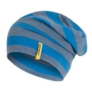 Čepice Sensor Merino Wool modrá pruhy 16200197 L