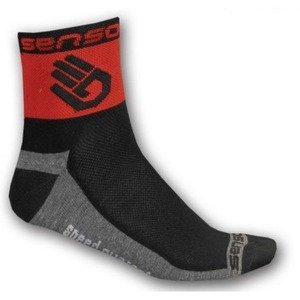 Ponožky Sensor Ruka černá červená 1041043-14 3/5 UK