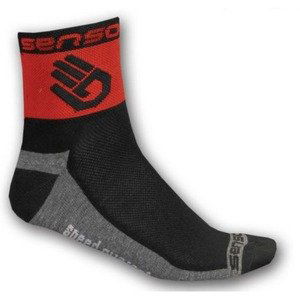 Ponožky Sensor Ruka černá červená 1041043-14 9/11 UK