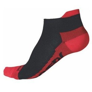Ponožky Sensor Coolmax Invisible černá červená 1041006-16 3/5 UK