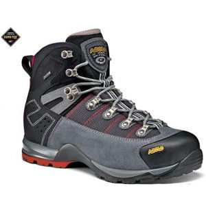 Boty Asolo Fugitive GTX 900 cendre/gunmetal/red 11,5 UK