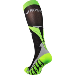 Kompresní podkolenky ROYAL BAY® Air Black/Green 9688 39-41 / C3