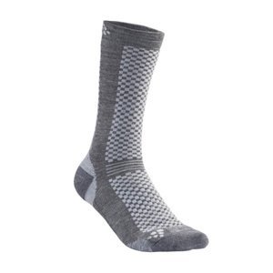 Ponožky CRAFT Warm 2-pack 1905544-985920 - šedá 43-45