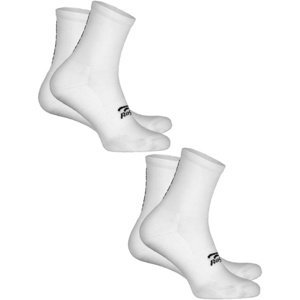 Ponožky Rogelli COOLMAX EVERYDAY - 2 páry, bílé 007.135 XL (44-47)