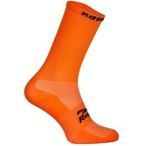 Ponožky Rogelli Q-SKIN, oranžová 007.139 XL (44-47)