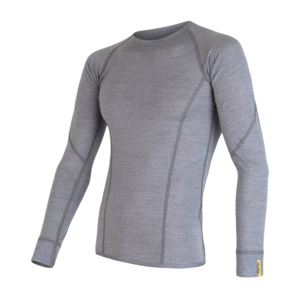 Pánské triko Sensor Merino Wool Active šedá 17200020 XL