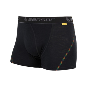 Pánské boxerky Sensor MERINO AIR černé 17200007 XXL