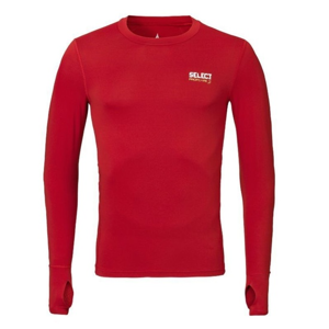Kompresní triko Select Compression T-shirt L/S 6902 červená M