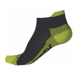 Ponožky Sensor Race Coolmax Invisible černá/limetka 1041007-38 3/5 UK