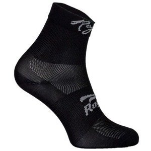 Dámské antibakteriální funkční ponožky Rogelli Q-SKIN s bezešvou patou, černé 010.704. XL (44-47)