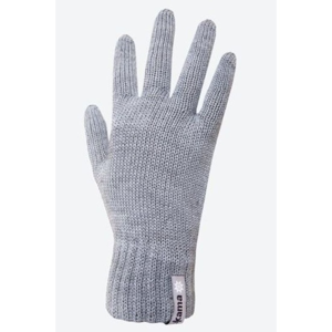 Pletené Merino rukavice Kama R101 109 světle šedá S