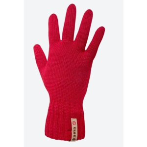 Pletené Merino rukavice Kama R102 104 červená L
