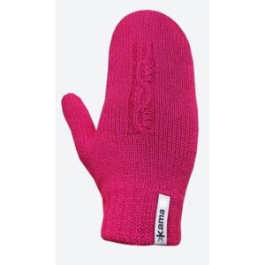 Pletené Merino rukavice Kama R105 114 růžová S