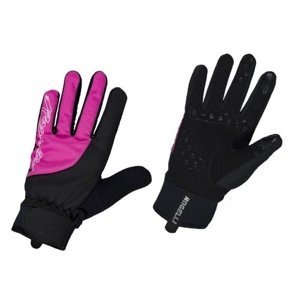 Dámské cyklistické rukavice Rogelli Storm, 010.656. černo-růžové XL