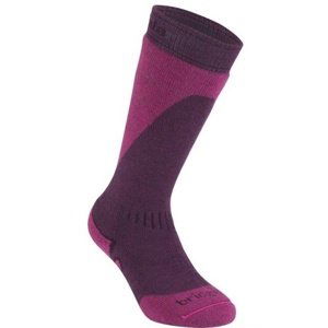 Ponožky Bridgedale Ski Midweight light plum/berry/351 S (3-4,5)